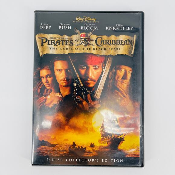 Pirates Of The Caribbean The Curse Of The Black Pearl Movie DVD - GUC - Picture 2 of 15